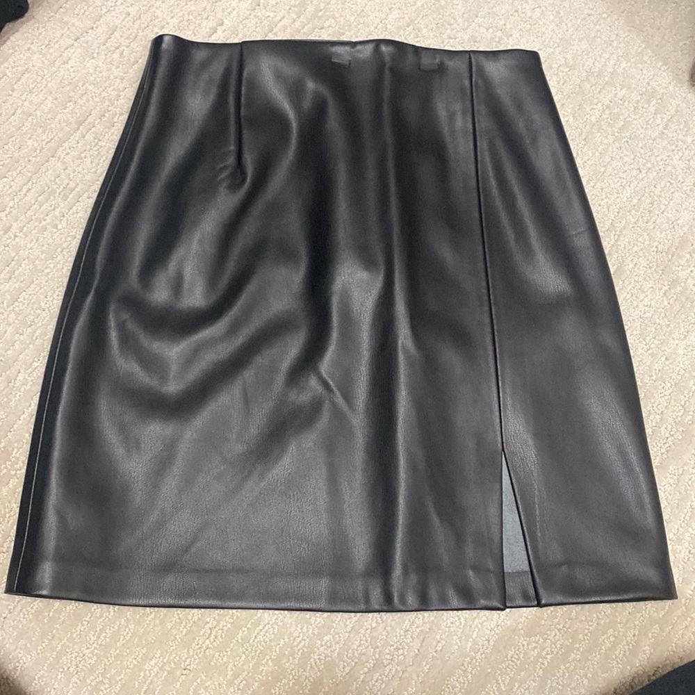 NWT Zara Leather Skirt